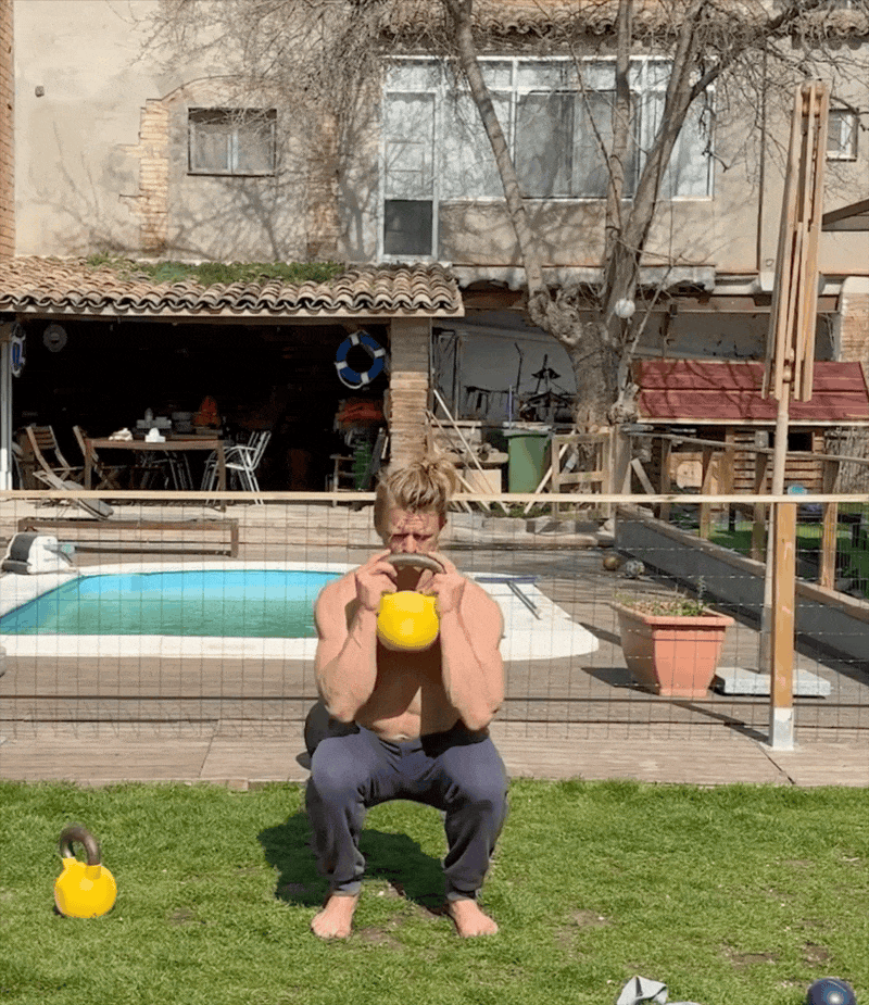 Goblet Squat to Overhead Press