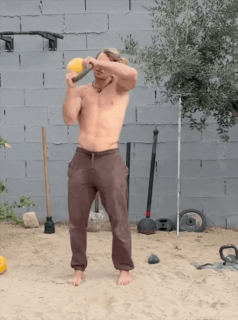 Halo Lunges
