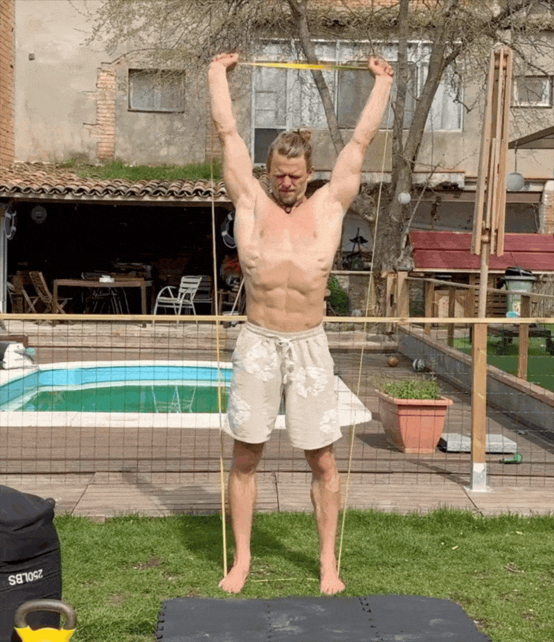Band Overhead Press